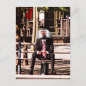 De menselijke aap briefkaart (Voorkant)