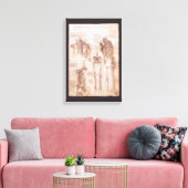 De menselijke anatomie skeletbotten van Leonardo d Canvas Afdruk (Insitu (Woonkamer))