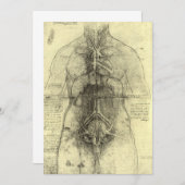 De menselijke anatomie van Leonardo da Vinci, Vrou (Voorkant / Achterkant)