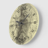 De menselijke anatomie van Leonardo da Vinci, Vrou Grote Klok (Hoek)