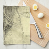 De menselijke anatomie van Leonardo da Vinci, Vrou Theedoek (Quarter Fold)