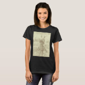 De menselijke anatomie van Leonardo da Vinci: werv T-shirt (Voorkant volledig)