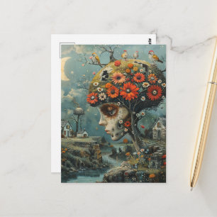 De menselijke boom briefkaart