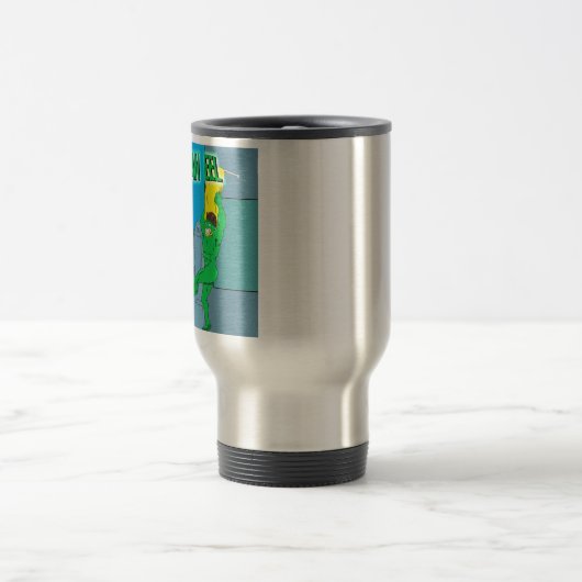 De menselijke Eel Travel Mug Reisbeker (Center)