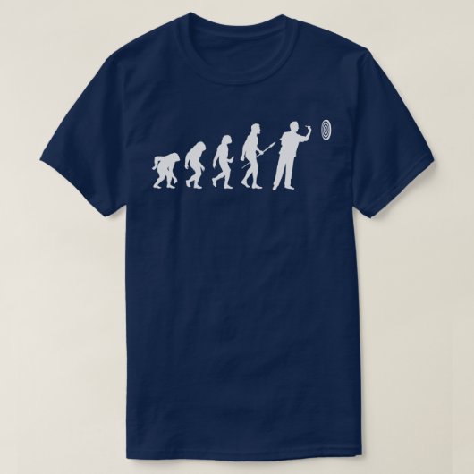 De menselijke evolutie van de kunst aan de Speler  T-shirt (Design voorkant)