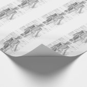 De menselijke Grafiek van de Anatomie Cadeaupapier (Hoek)