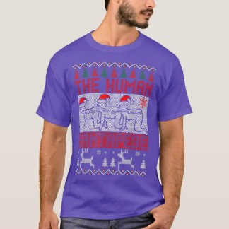 De menselijke Santapede Ugly KerstSweater-programm T-shirt