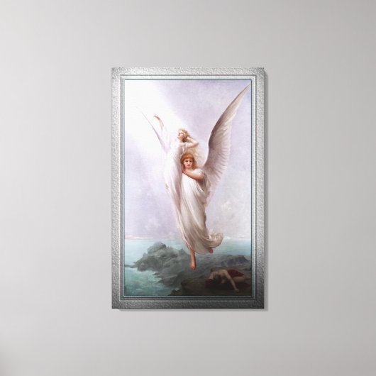 De menselijke soep van Luis Ricardo Falero Canvas Afdruk (Voorkant)