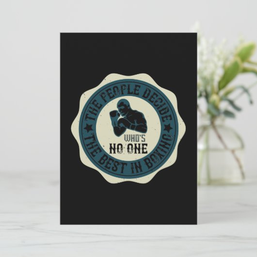 De mensen beslissen wie er 1 is save the date (Staand voorkant)