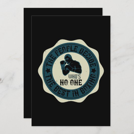 De mensen beslissen wie er 1 is save the date (Voorkant / Achterkant)