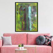 De Mensen Binnenin Canvas Afdruk (Insitu (Woonkamer))