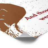 De mensen die gezien werden - poster kunst (Hoek)