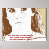 De mensen die gezien werden - poster kunst (Voorkant)