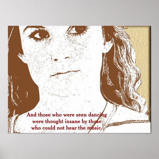 De mensen die gezien werden - poster kunst (Voorkant)