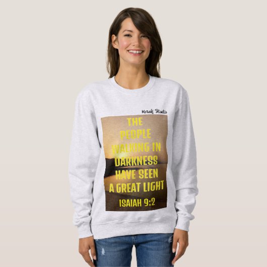 De mensen die wakker worden in het donker vrouwen trui (Voorkant volledig)