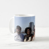 de mensen gaan naar manhattan koffiemok (Voorkant links)