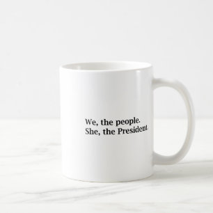 De mensen steunen Kamala Harris voor President 202 Koffiemok