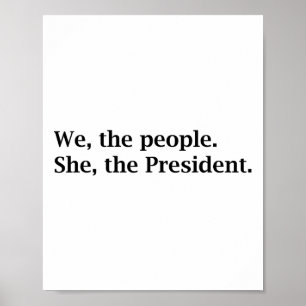 De mensen steunen Kamala Harris voor President 202 Poster