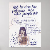 De mensen uitroepen poster (Voorkant)