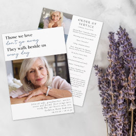 De mensen van wie we houden gaan niet weg van de f programmakaart