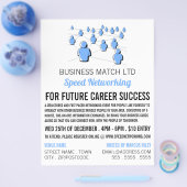 De mensen verbinden, de Gebeurtenis van het Voorzi Flyer (Enkel)