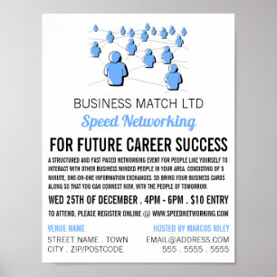 De mensen verbinden, de Gebeurtenis van het Voorzi Poster