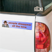 de mensen verdwijnen bumpersticker (Op Truck)