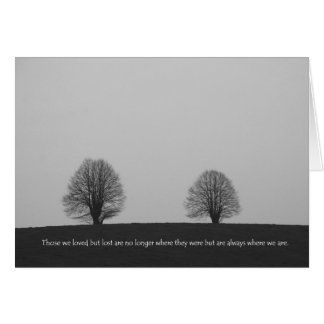 De mensen waar we van hielden, maar verloren