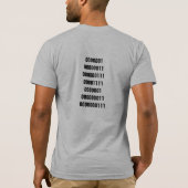 de mensen zijn dood t-shirt (Achterkant)