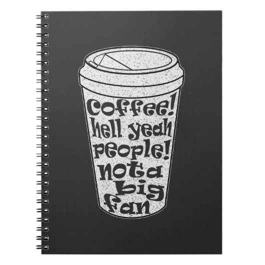 de mensen zijn geen grote fan van introvert . notitieboek (Voorkant)