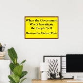 De Mensen Zullen Onderzoeken Poster (Thuiskantoor)