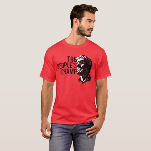 DE MENSENKAMER ROOD T-SHIRT (Voorkant volledig)