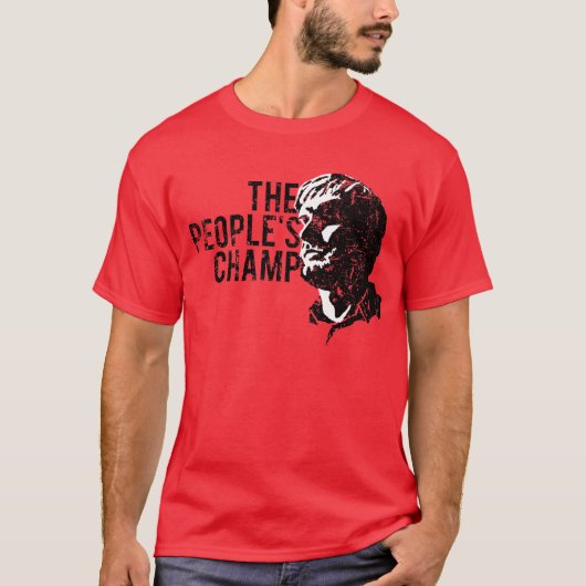DE MENSENKAMER ROOD T-SHIRT (Voorkant)