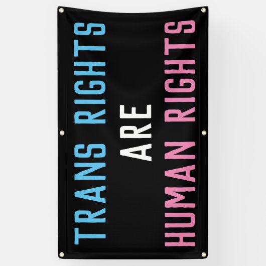 De mensenrechten spandoek (Verticaal)