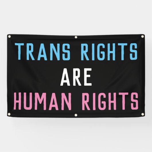 De mensenrechten spandoek (Horizontaal)