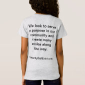 De mensheid bestaat nog steeds t-shirt (Achterkant)