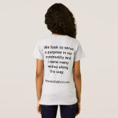 De mensheid bestaat nog steeds t-shirt (Achterkant volledig)