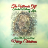 "De mensheid: het ultieme cadeau": statische beeld Raamsticker (Vel 3)