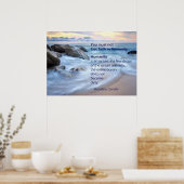 De mensheid is een oceaan - Mahatma Gandhi citaat Poster (Keuken)