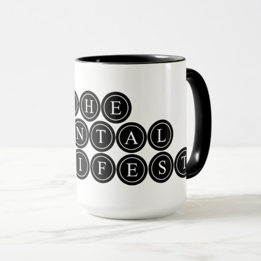 De Mental Manifest Coffee-Mok Mok (Voorkant rechts)