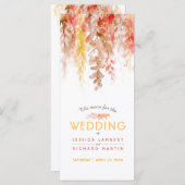 De menu herfst cascading waterverf bruin sinaasapp (Voorkant / Achterkant)