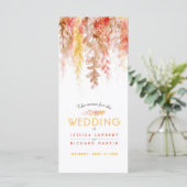 De menu herfst cascading waterverf bruin sinaasapp (Staand voorkant)