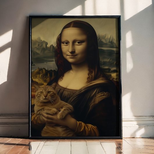 De Meow Lisa Poster