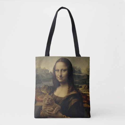 De Meow Lisa Tote Bag (Voorkant)
