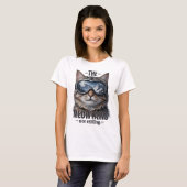De Meowtains noemen grappige kattenliefhebber T-shirt (Voorkant volledig)