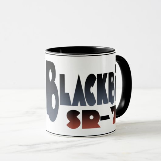 De merel mok (Voorkant rechts)