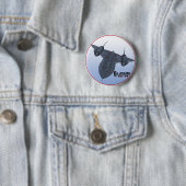 De merel ronde button 5,7 cm (In situ)