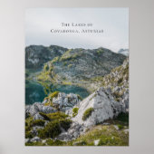 De Meren van Covadonga, Asturië, Spanje reis Poster (Voorkant)