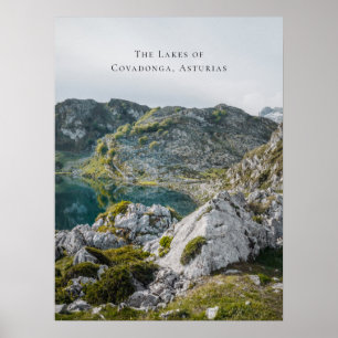 De Meren van Covadonga, Asturië, Spanje reis Poster