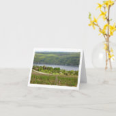 De Meren Vinyard van de vinger (Spatie) Kaart (Gele Bloem)